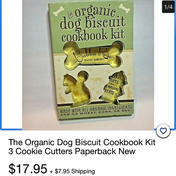 The Organic Dog Biscuit Cookbook Kit - Picture 1 of 6